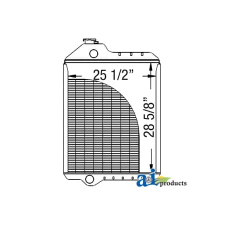 A & I Products Radiator 45.25" x31.75" x10.75" A-RE46314